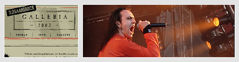 Ilosaarirock 2003 -galleriasivusto