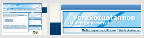 Verkkotuotannon v�lineet ja prosessit