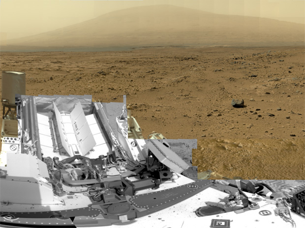Billion-Pixel View From Curiosity at Rocknest, Mars. Kuva: NASA